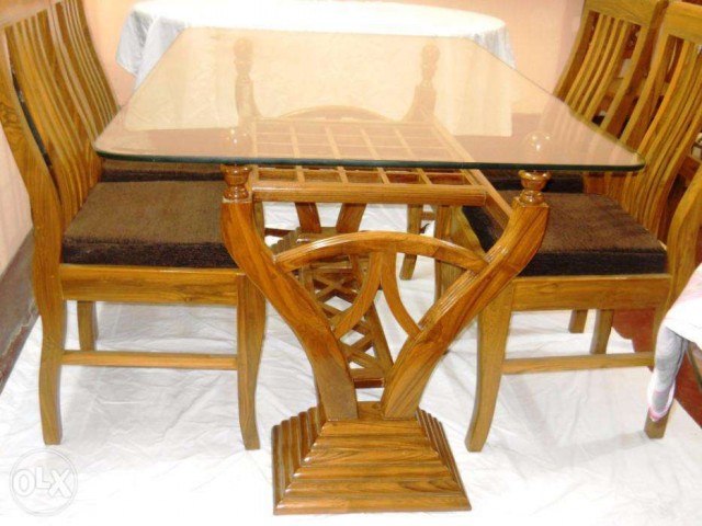 Segun wooden dinning, 6 chair